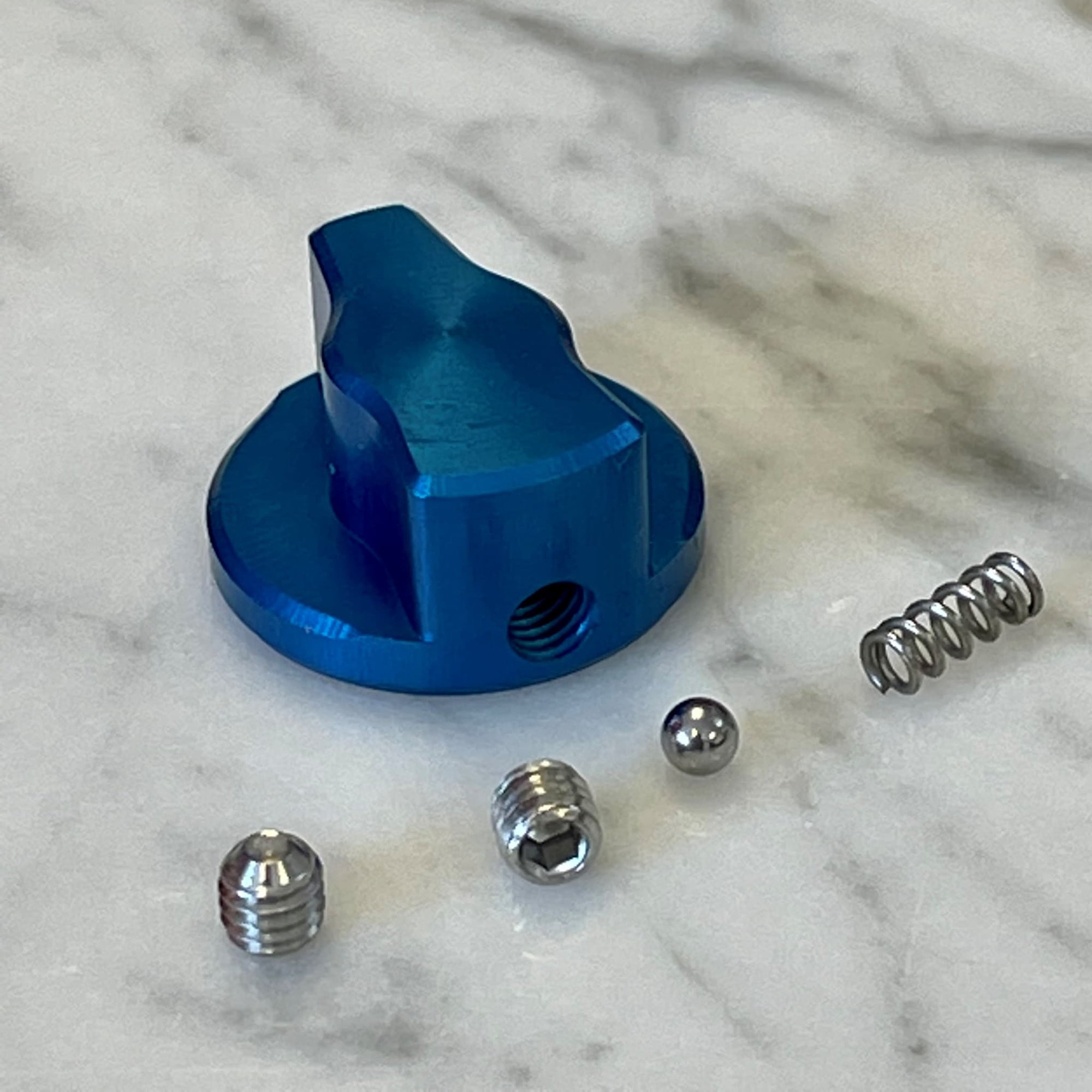 mscmotousa, Blue Adjuster Knob for RM3, Axis, and VectorMX Steering Dampers, MK0001, axis, rm3, vectormx, , Imported and distributed in North & South America by Lindeco Genuine Powersports.